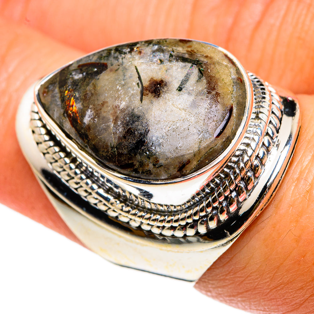 Astrophyllite Rings handcrafted by Anasilvercos - RING83167