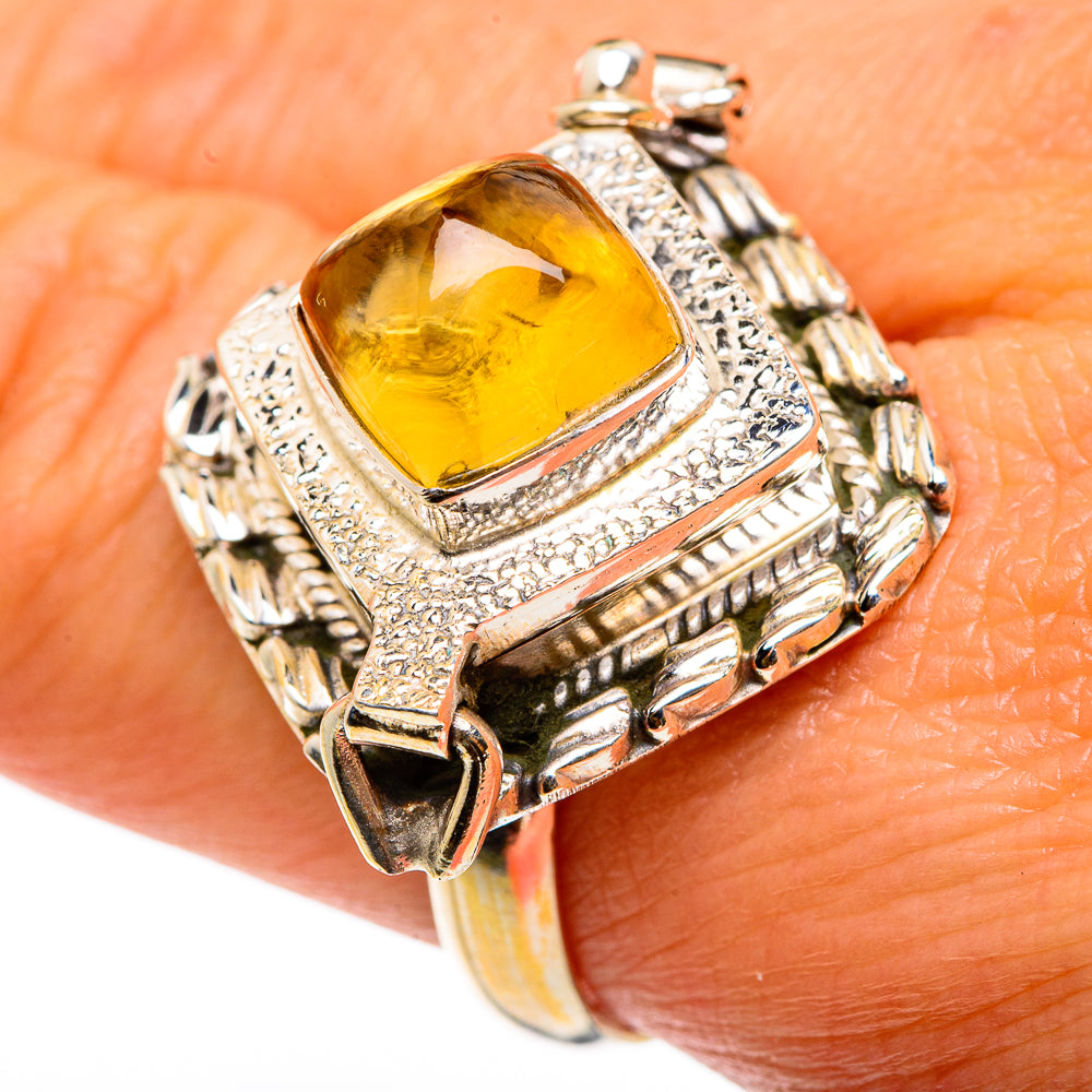 Citrine Rings handcrafted by Anasilvercos - RING83173