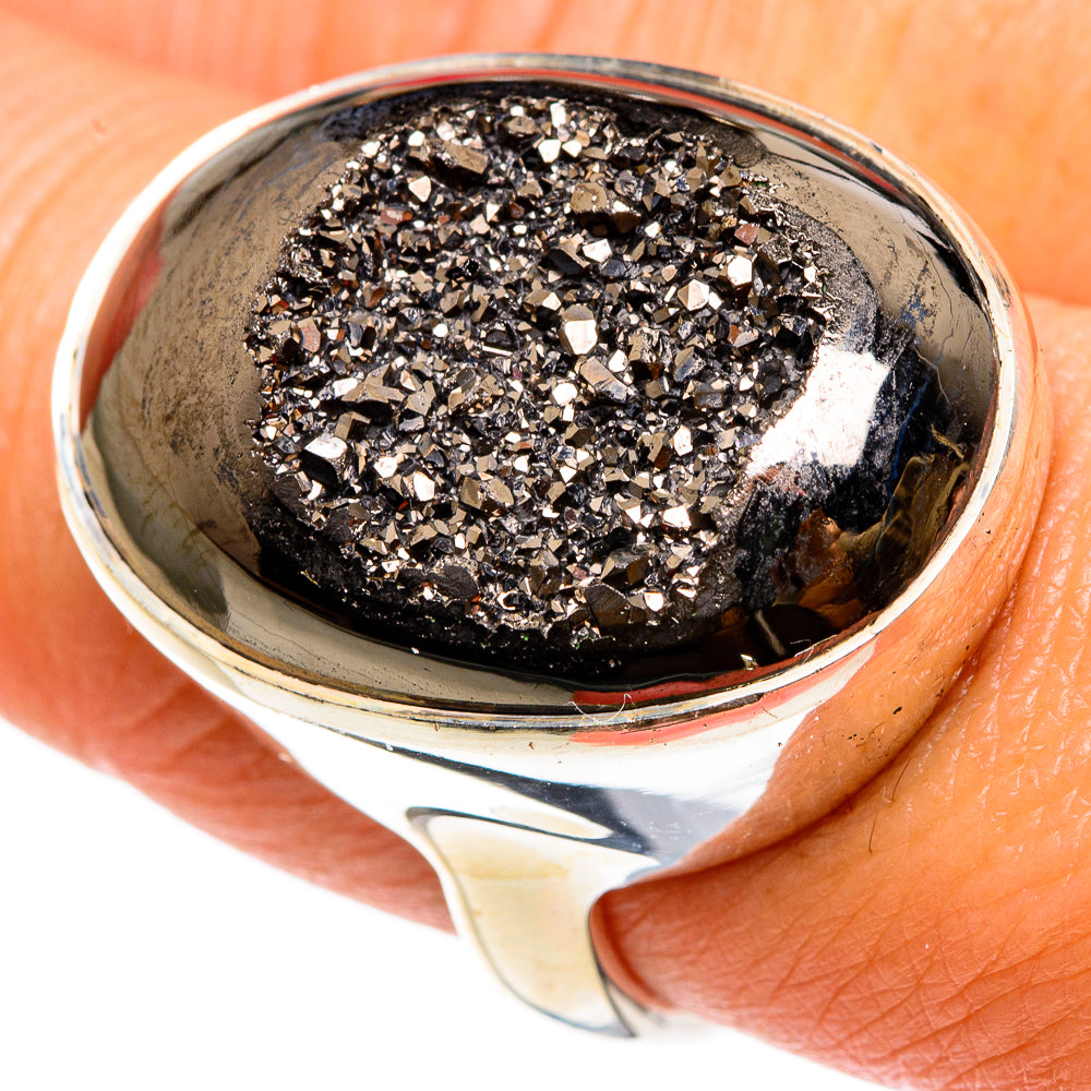 Metallic Druzy Rings handcrafted by Anasilvercos - RING83181