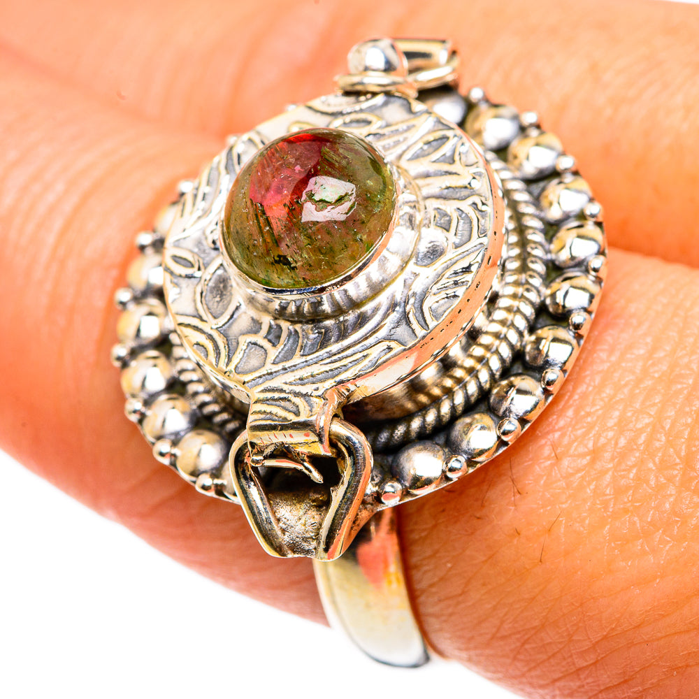 Watermelon Tourmaline Rings handcrafted by Anasilvercos - RING83185
