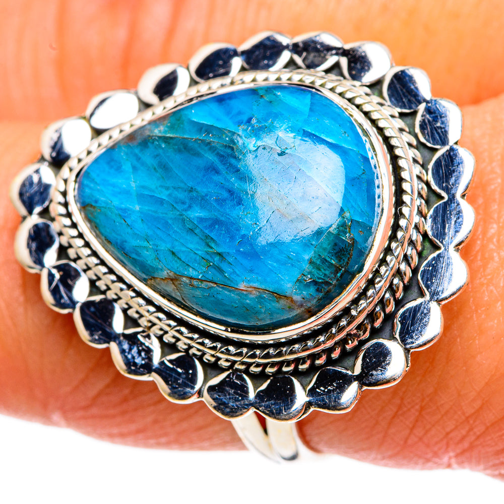 Chrysocolla Rings handcrafted by Anasilvercos - RING83191