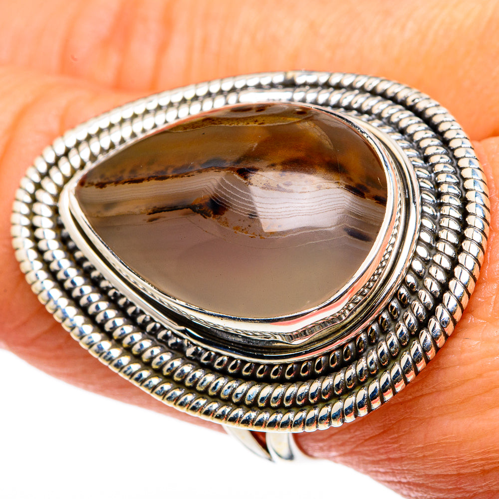 Montana Agate Rings handcrafted by Anasilvercos - RING83205