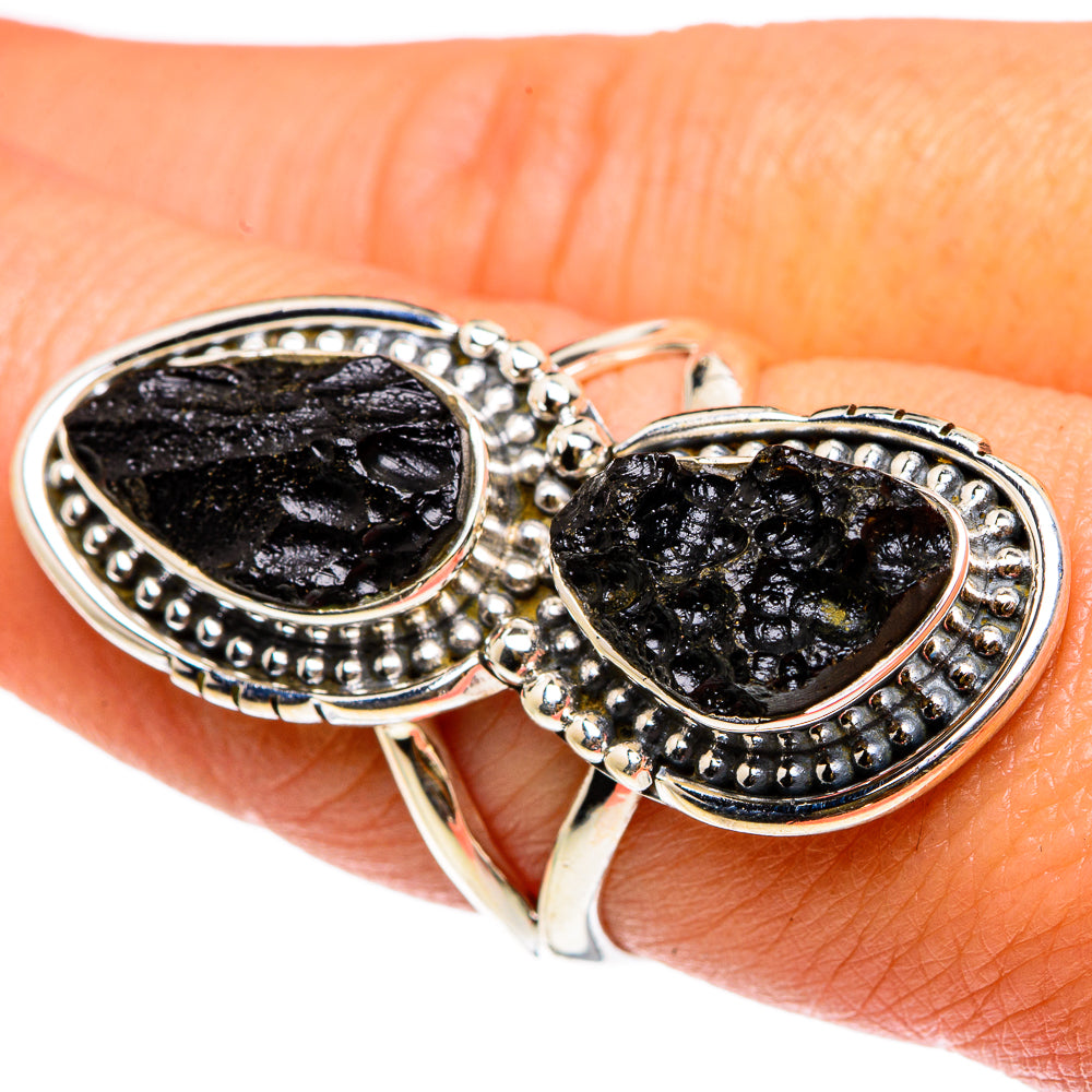 Tektite Rings handcrafted by Anasilvercos - RING83219