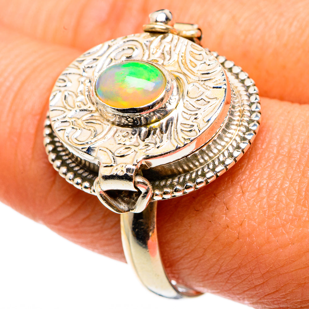 Ethiopian Opal Rings handcrafted by Anasilvercos - RING83229