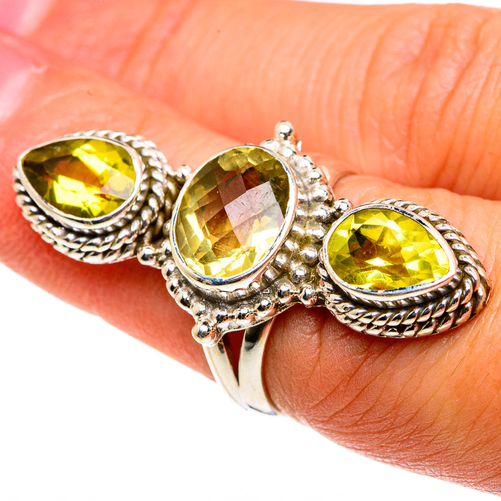 Citrine Rings handcrafted by Anasilvercos - RING83231