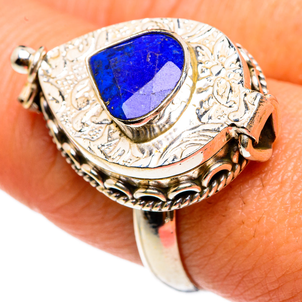 Lapis Lazuli Rings handcrafted by Anasilvercos - RING83236