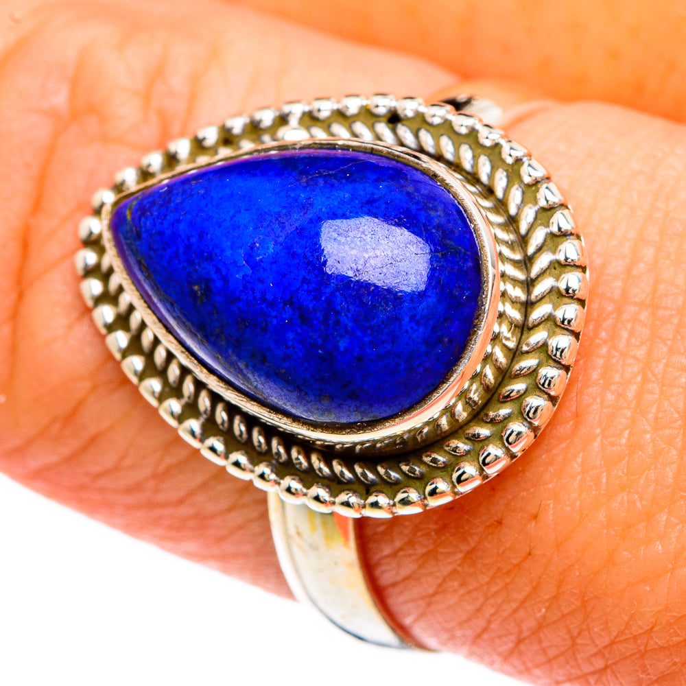 Lapis Lazuli Rings handcrafted by Anasilvercos - RING83262