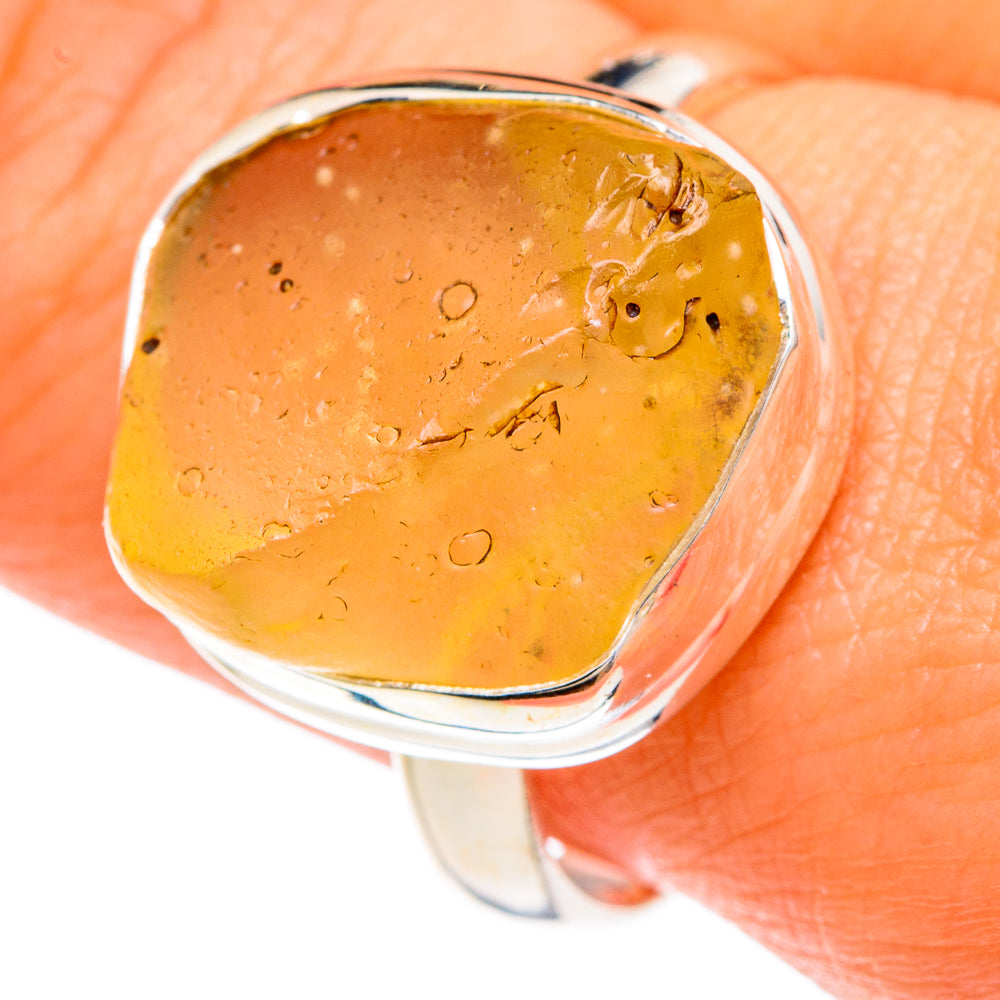 Libyan Glass Rings handcrafted by Anasilvercos - RING83280