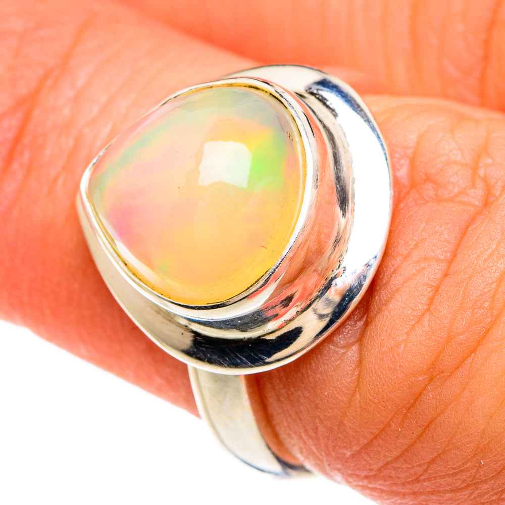Ethiopian Opal Rings handcrafted by Anasilvercos - RING83295