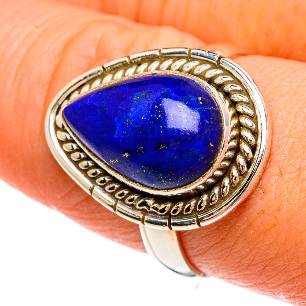 Lapis Lazuli Rings handcrafted by Anasilvercos - RING83302
