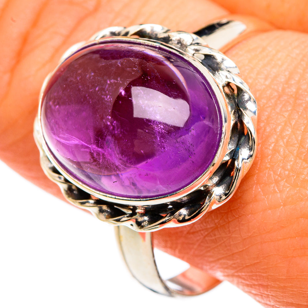 Amethyst Rings handcrafted by Anasilvercos - RING83322