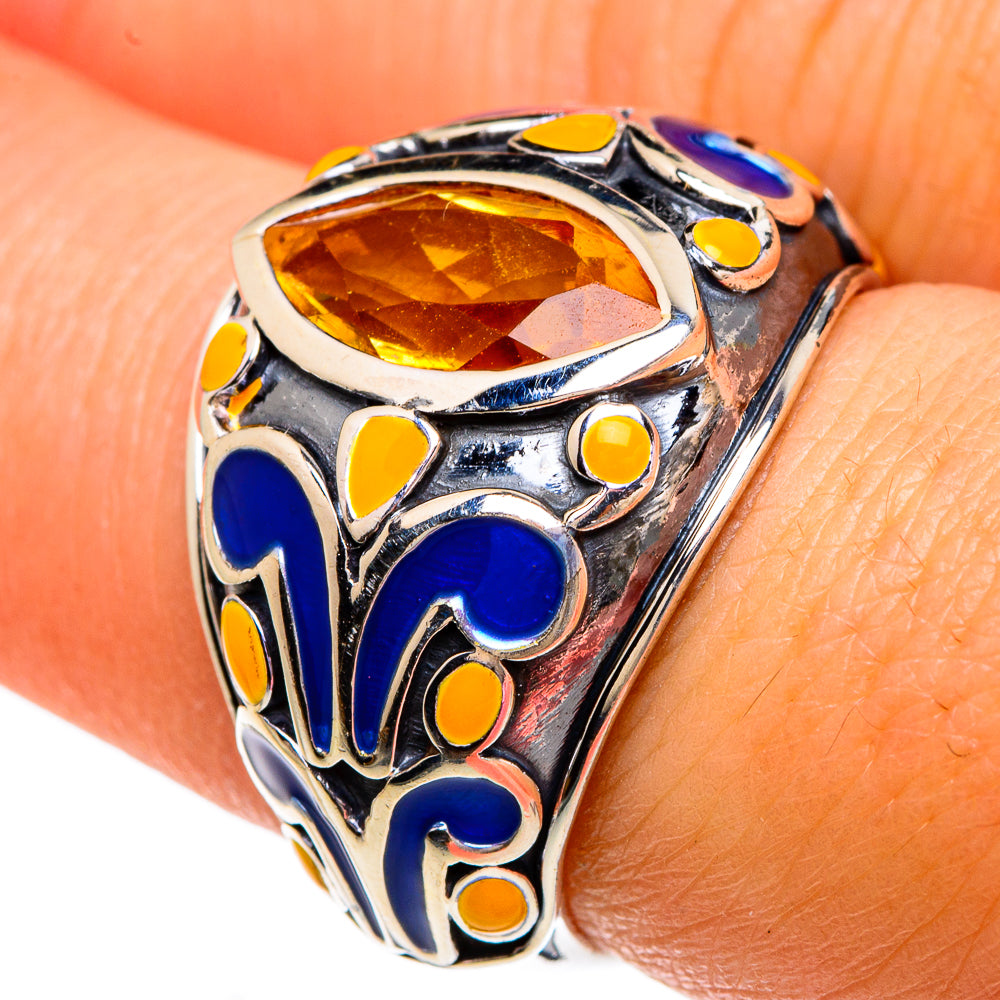 Citrine Rings handcrafted by Anasilvercos - RING83332