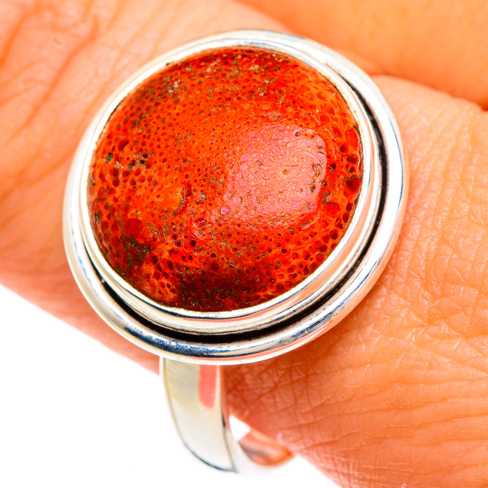 Sponge Coral Rings handcrafted by Anasilvercos - RING83352
