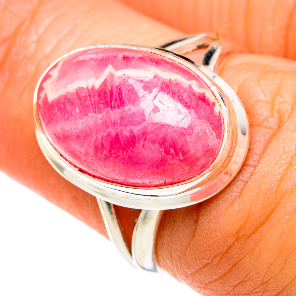 Rhodochrosite Rings handcrafted by Anasilvercos - RING83354