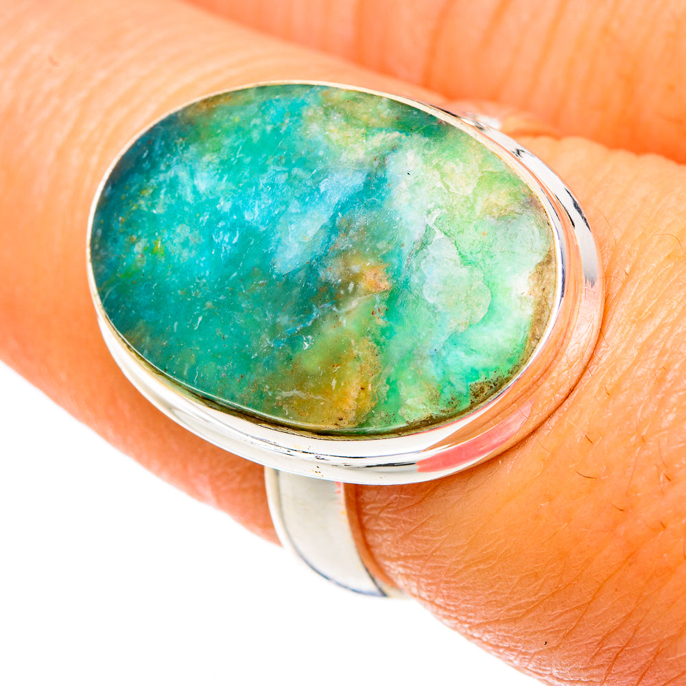 Peruvian Opal Rings handcrafted by Anasilvercos - RING83377