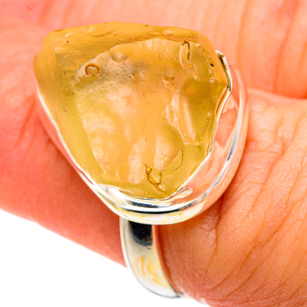 Libyan Glass Rings handcrafted by Anasilvercos - RING83384