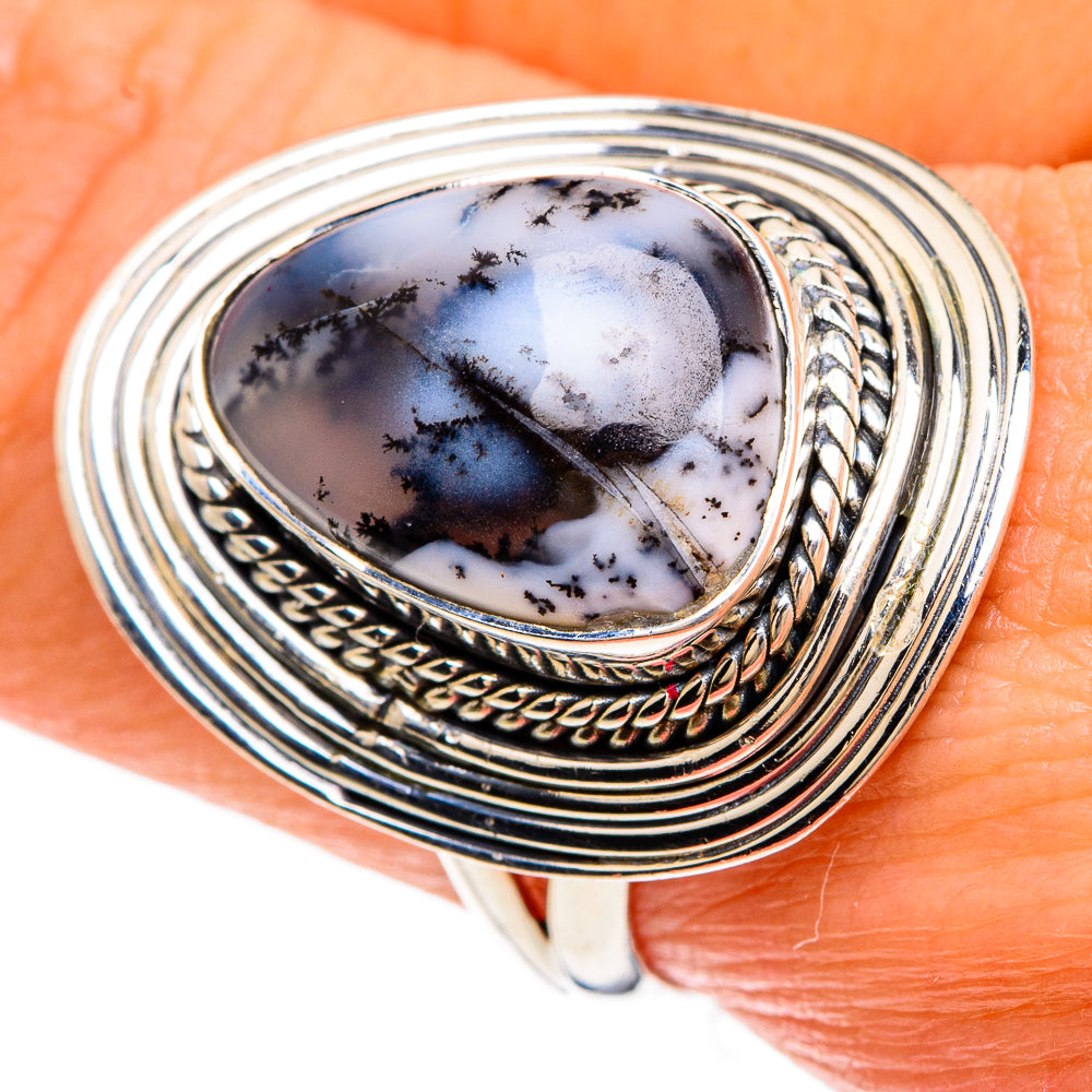 Dendritic Opal Rings handcrafted by Anasilvercos - RING83400
