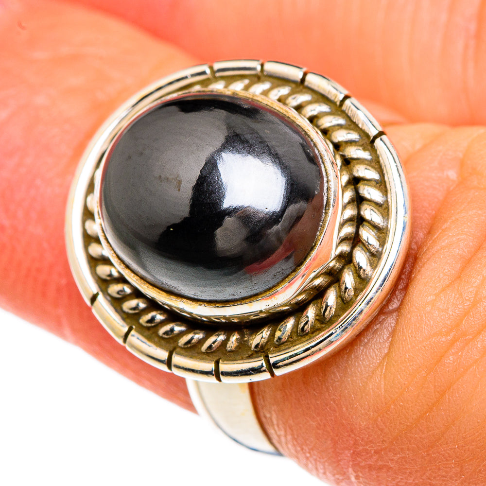 Hematite Rings handcrafted by Anasilvercos - RING83403