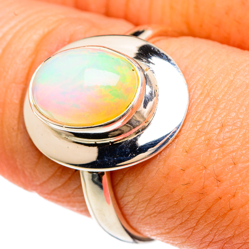 Ethiopian Opal Rings handcrafted by Anasilvercos - RING83441
