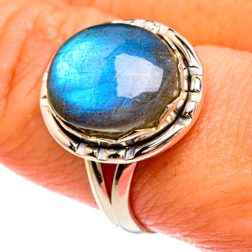 Labradorite Rings handcrafted by Anasilvercos - RING83448