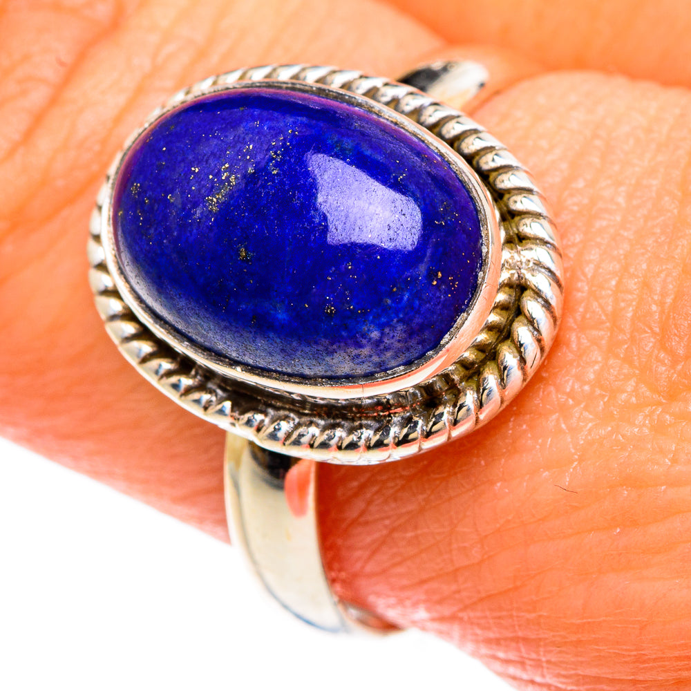 Lapis Lazuli Rings handcrafted by Anasilvercos - RING83451