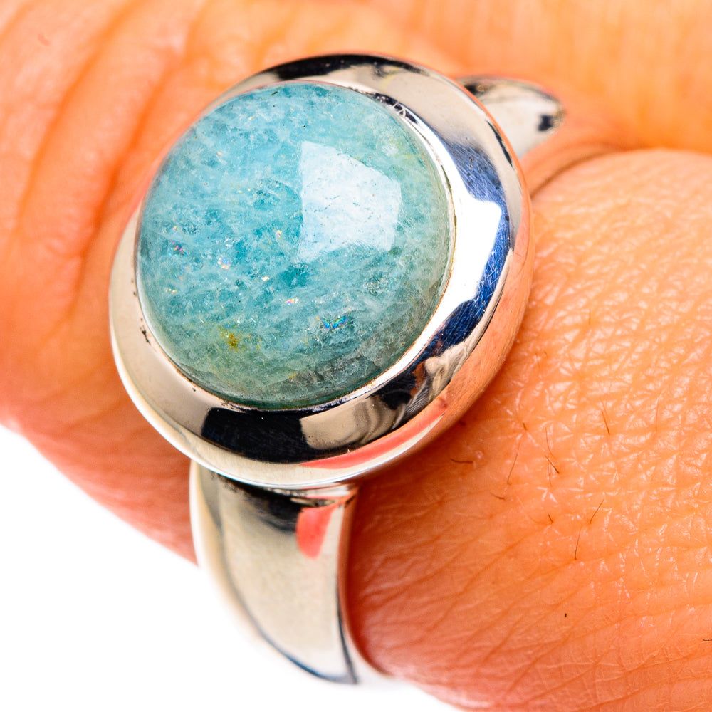 Amazonite Rings handcrafted by Anasilvercos - RING83458