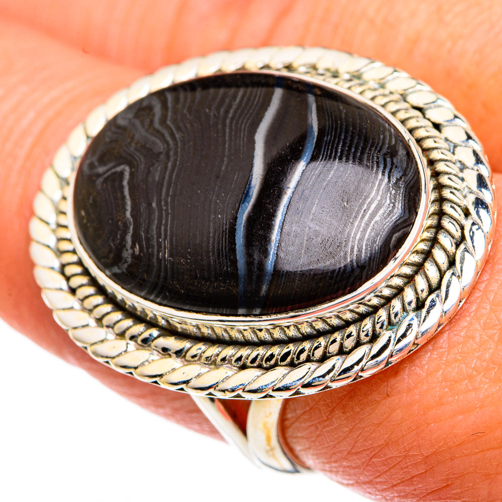 Psilomelane Rings handcrafted by Anasilvercos - RING83473