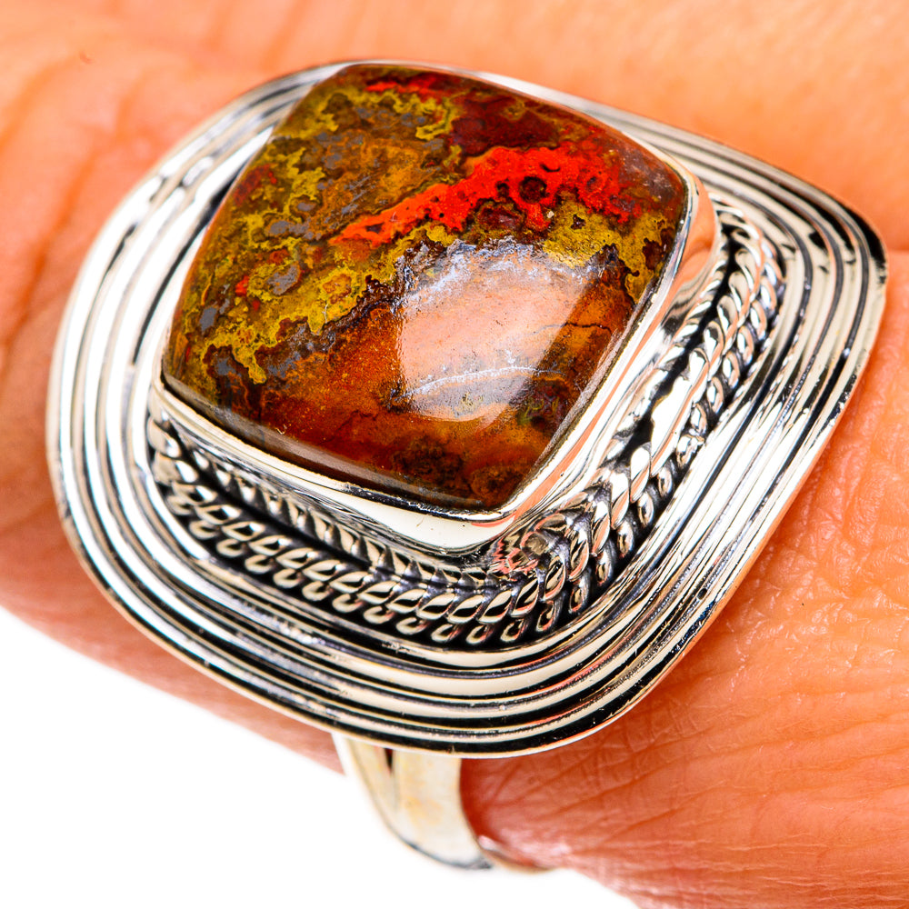 Moroccan Agate Rings handcrafted by Anasilvercos - RING83501