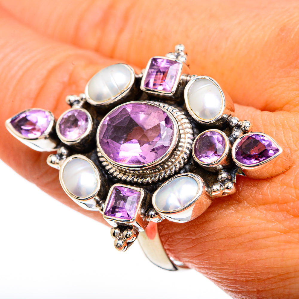 Amethyst Rings handcrafted by Anasilvercos - RING83507