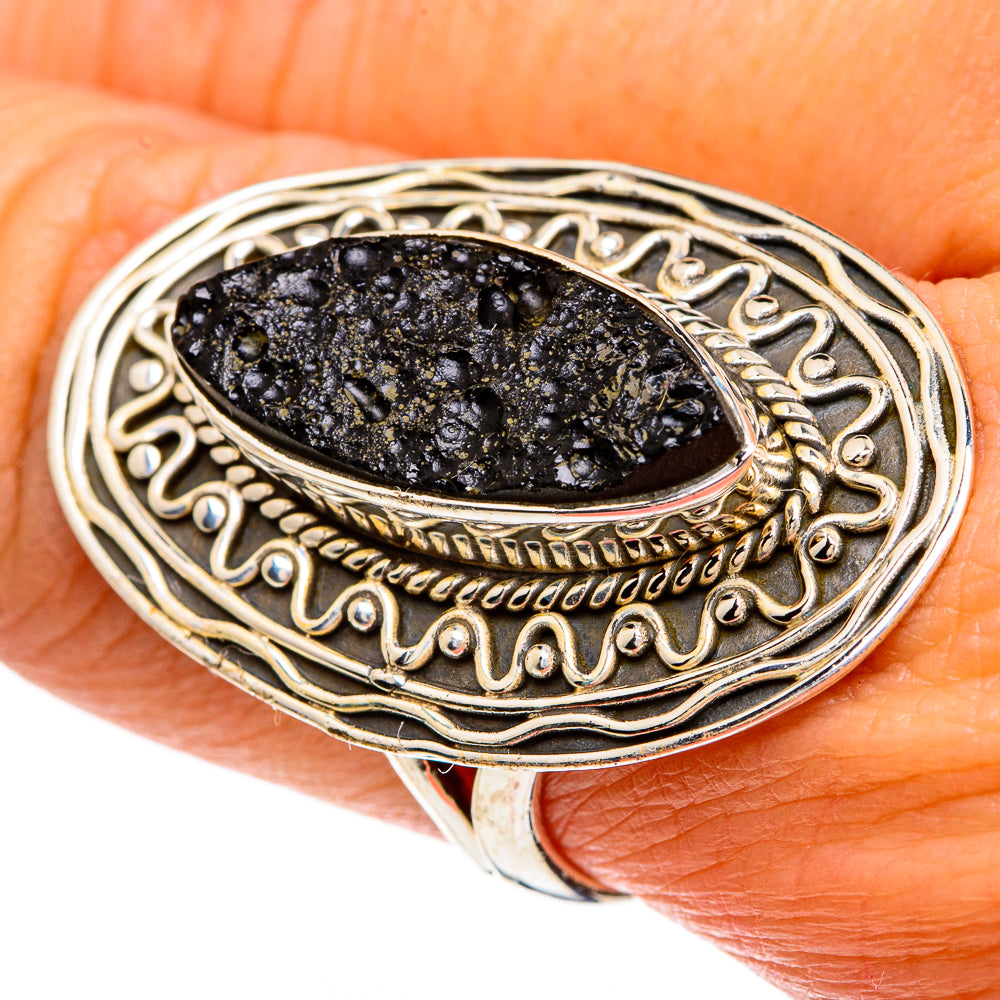 Tektite Rings handcrafted by Anasilvercos - RING83509