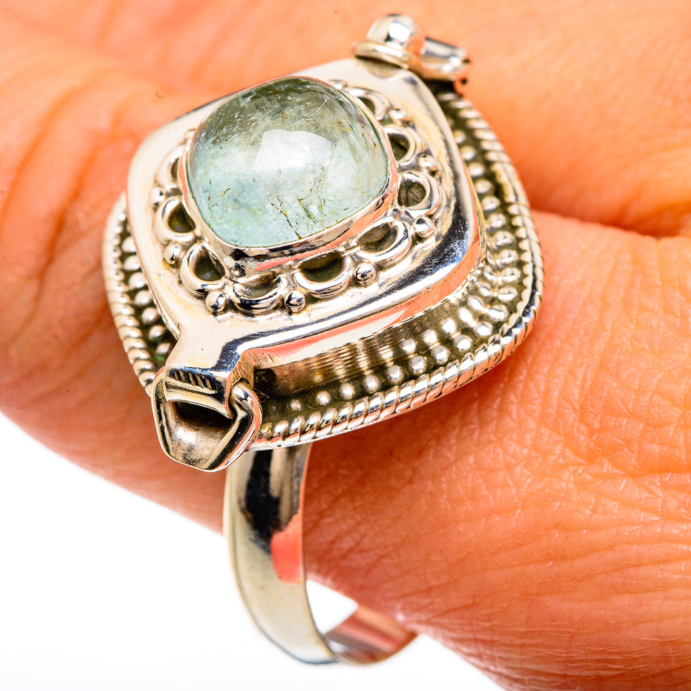Aquamarine Rings handcrafted by Anasilvercos - RING83522