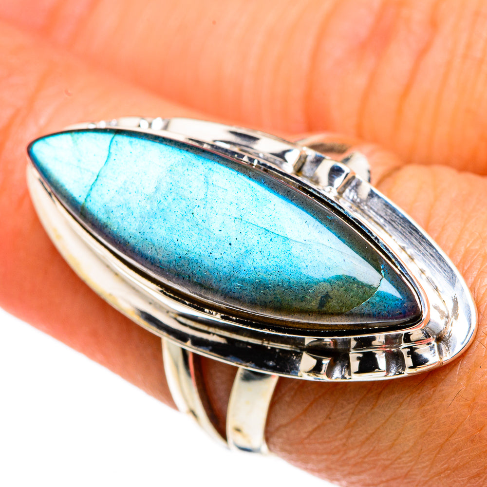 Labradorite Rings handcrafted by Anasilvercos - RING83528