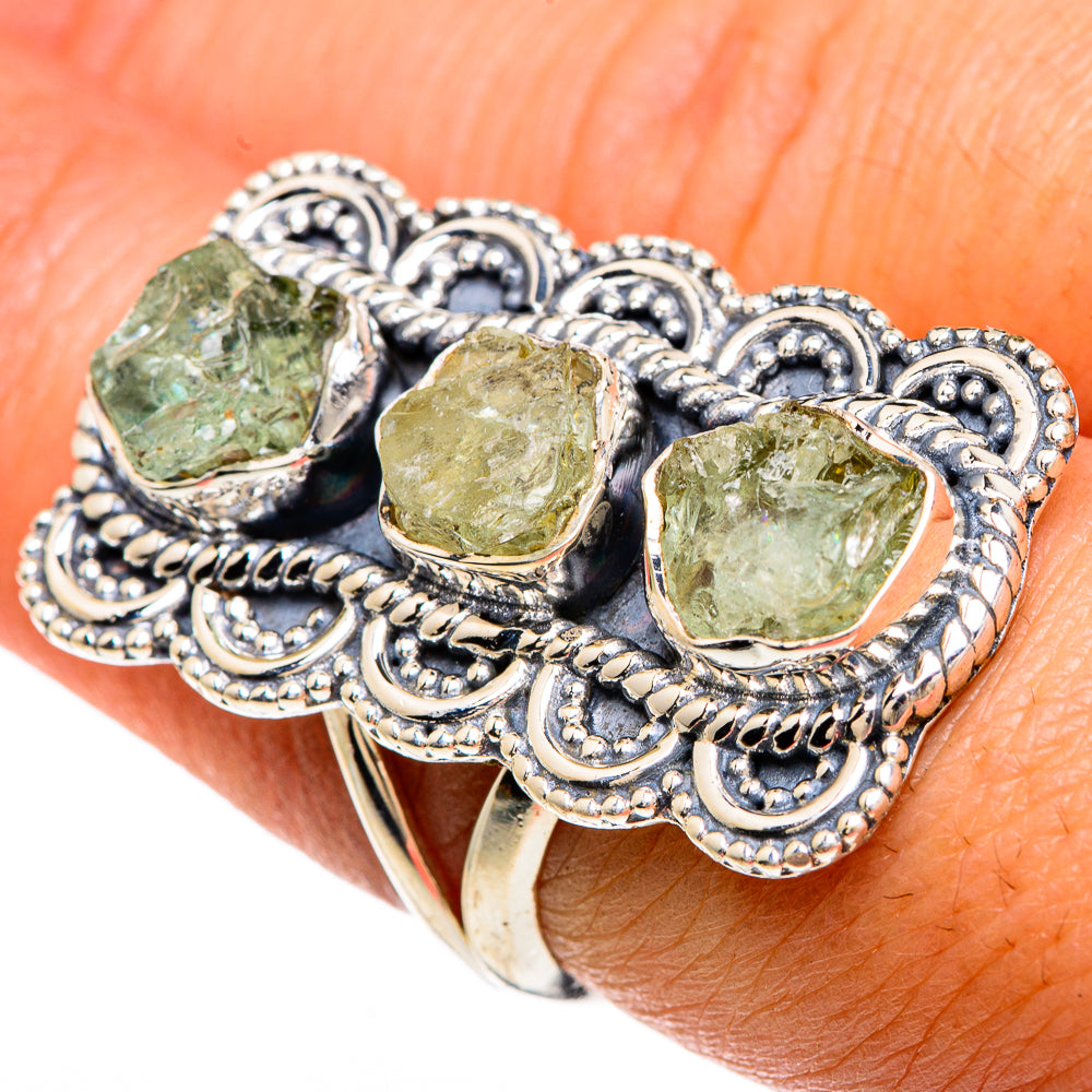 Aquamarine Rings handcrafted by Anasilvercos - RING83531