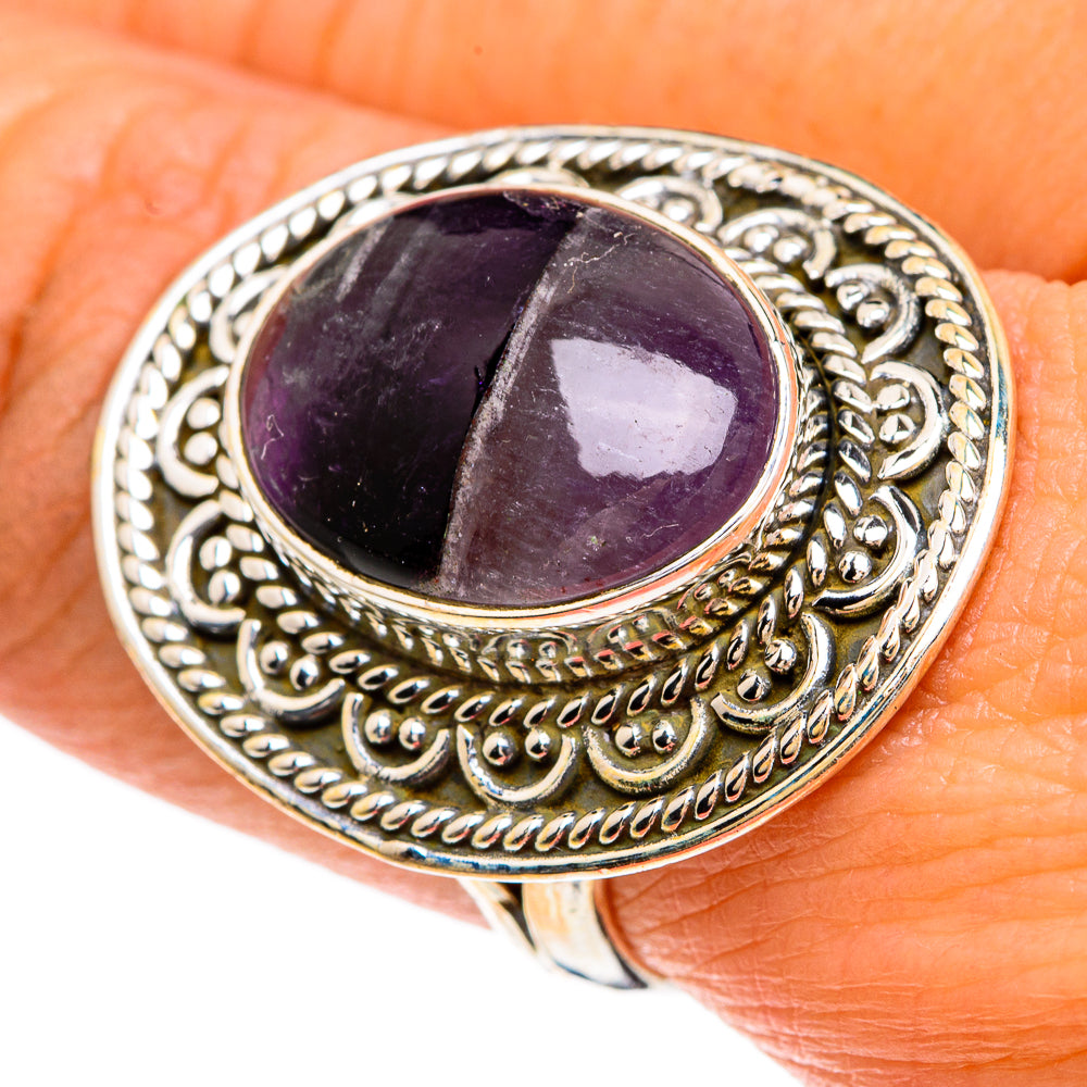 Amethyst Rings handcrafted by Anasilvercos - RING83548