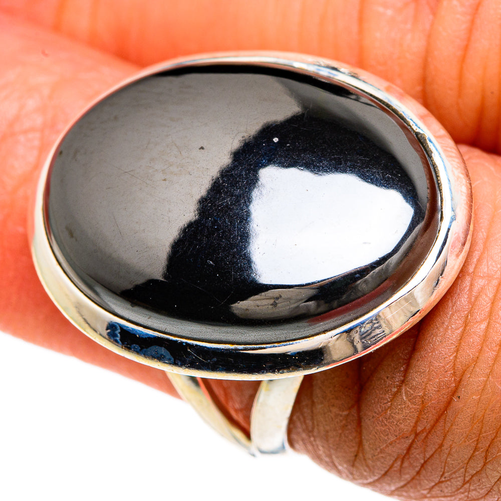 Hematite Rings handcrafted by Anasilvercos - RING83553