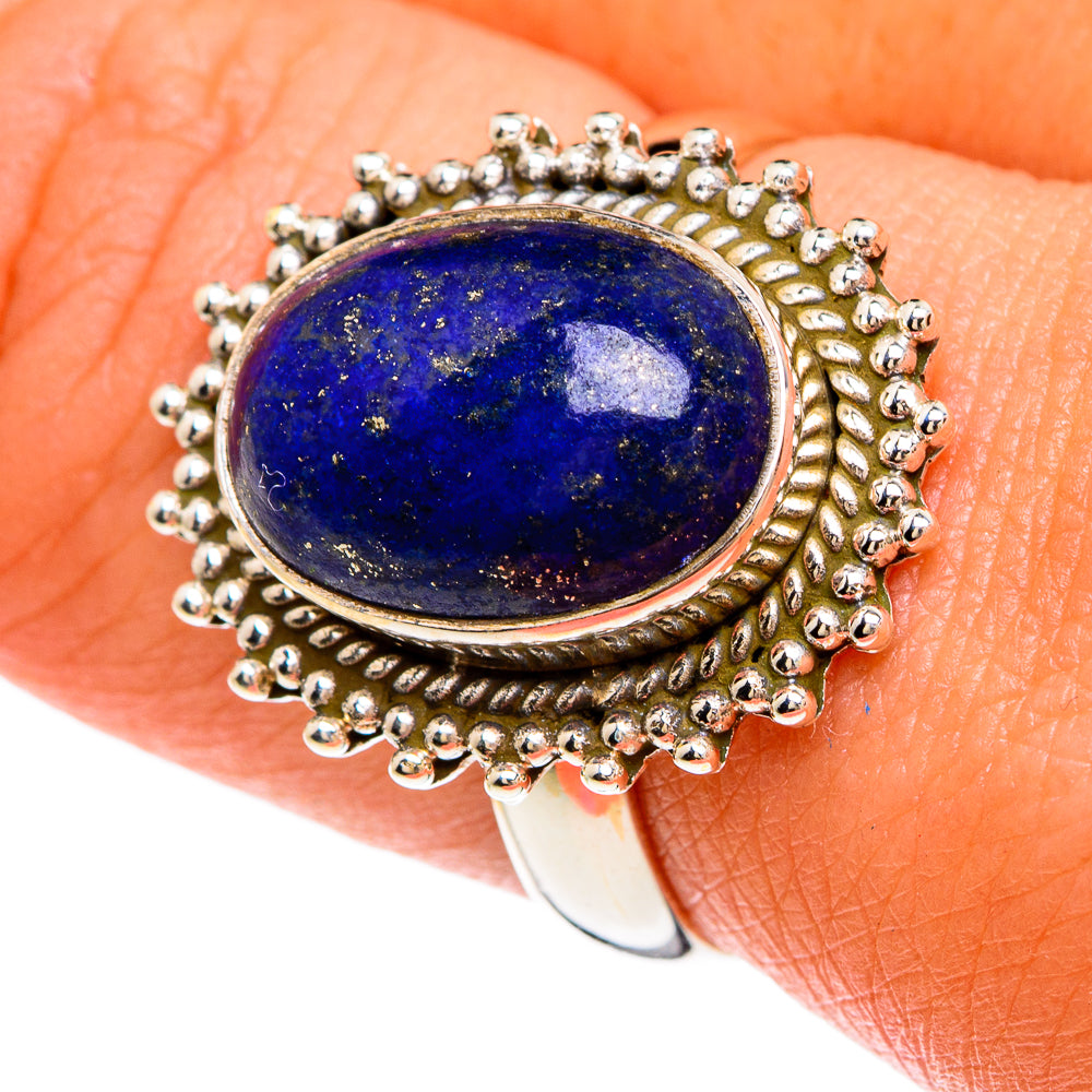Lapis Lazuli Rings handcrafted by Anasilvercos - RING83562