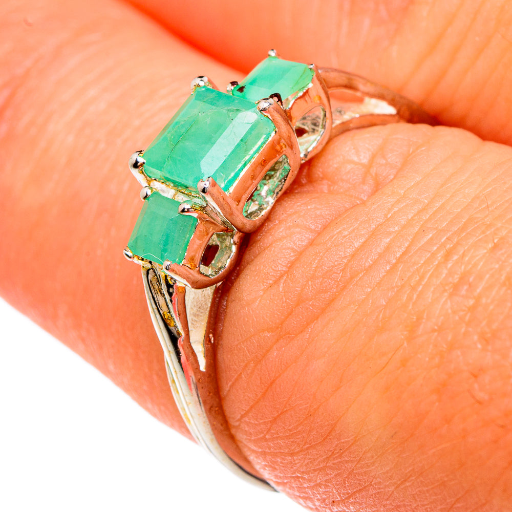 Emerald Rings handcrafted by Anasilvercos - RING83567