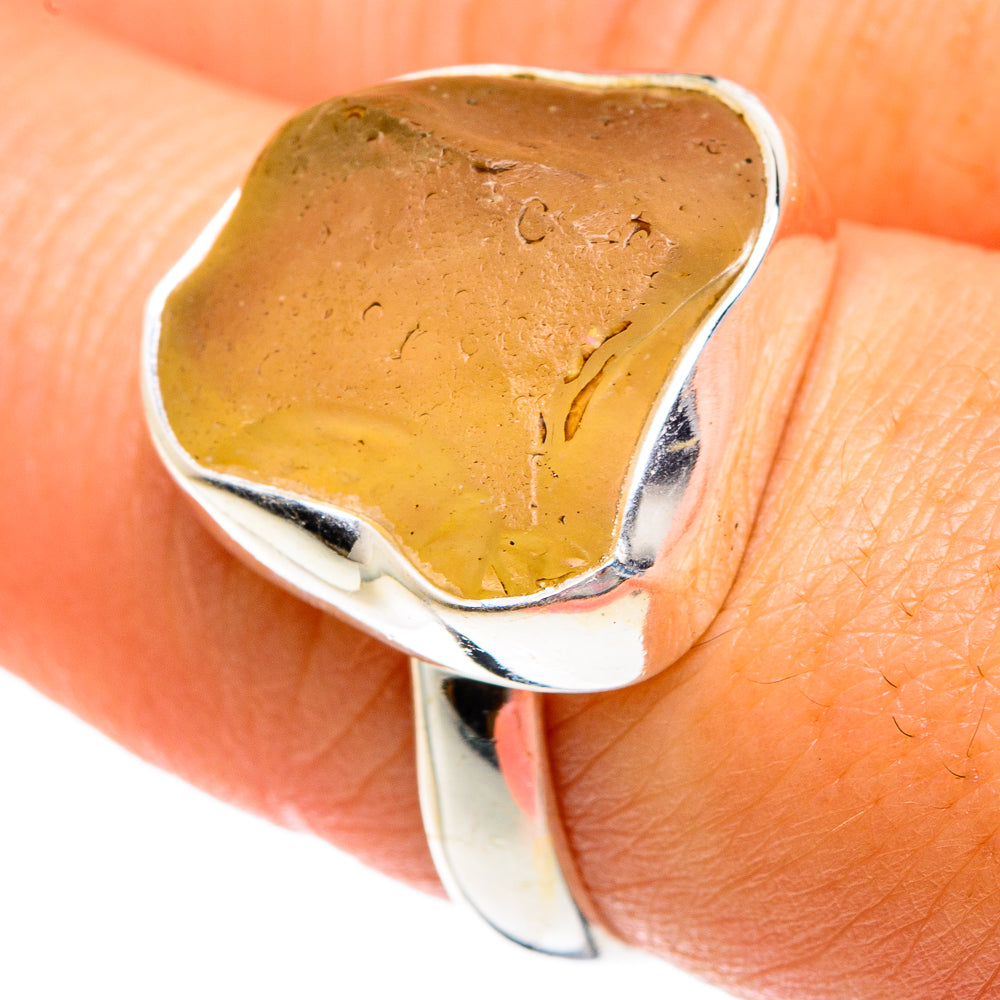 Libyan Glass Rings handcrafted by Anasilvercos - RING83574