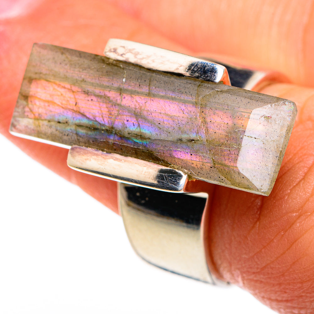 Labradorite Rings handcrafted by Anasilvercos - RING83584