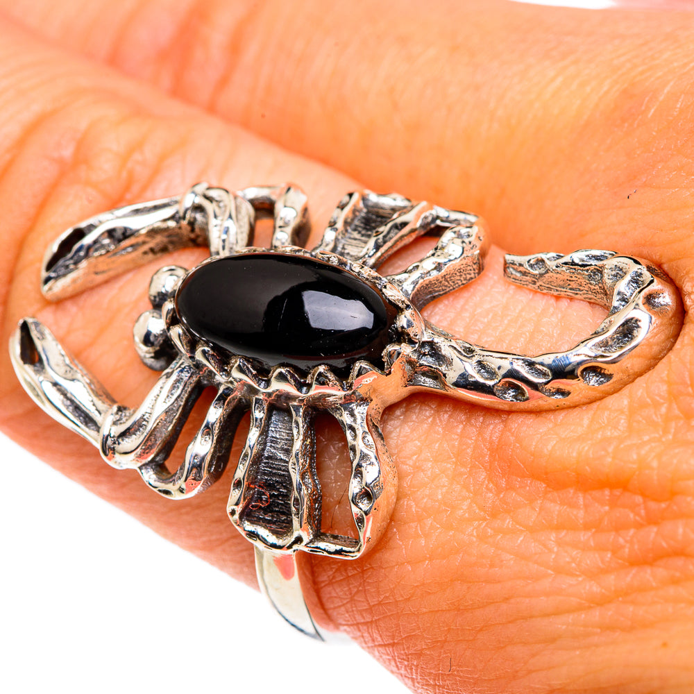 Black Onyx Rings handcrafted by Anasilvercos - RING83588