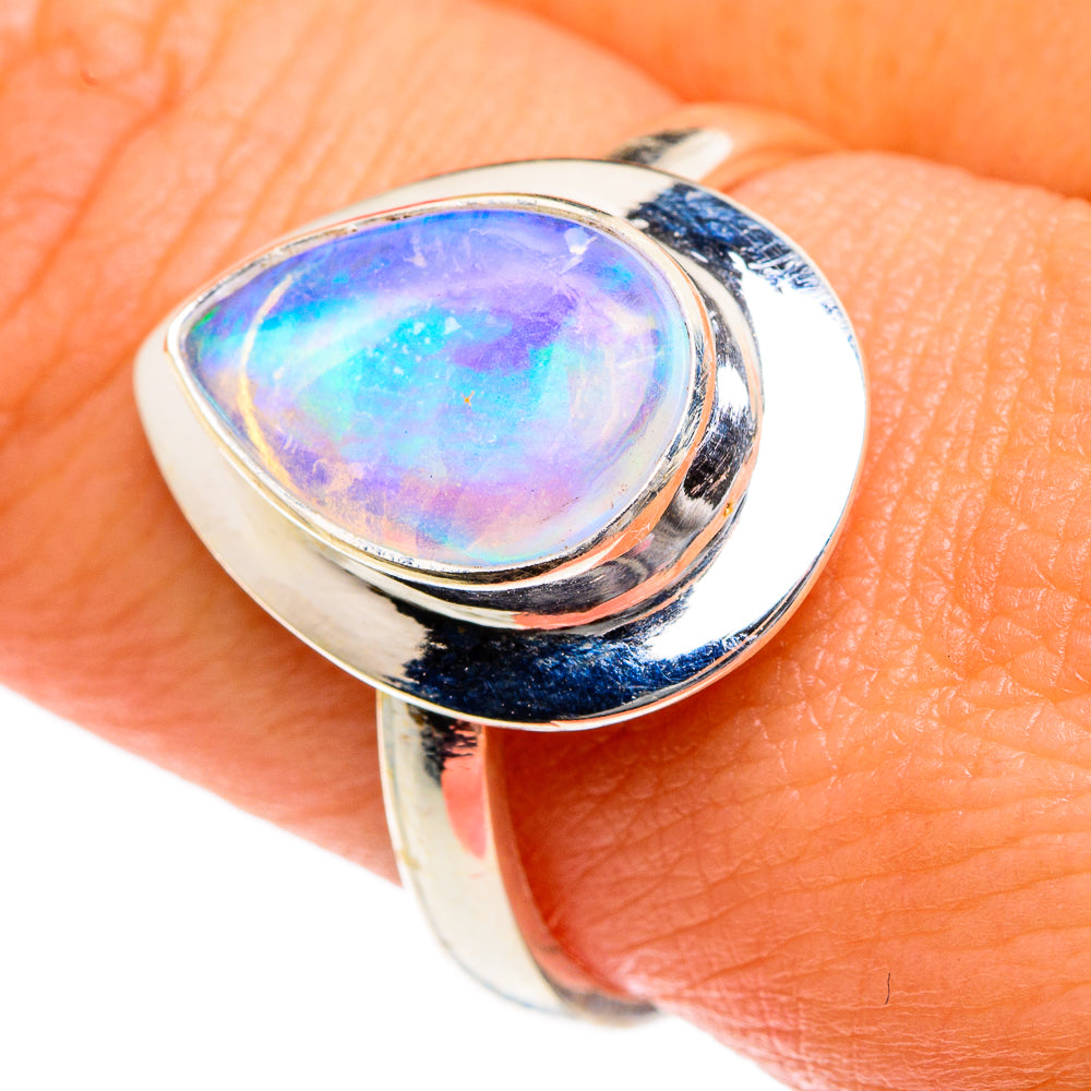 Ethiopian Opal Rings handcrafted by Anasilvercos - RING83597