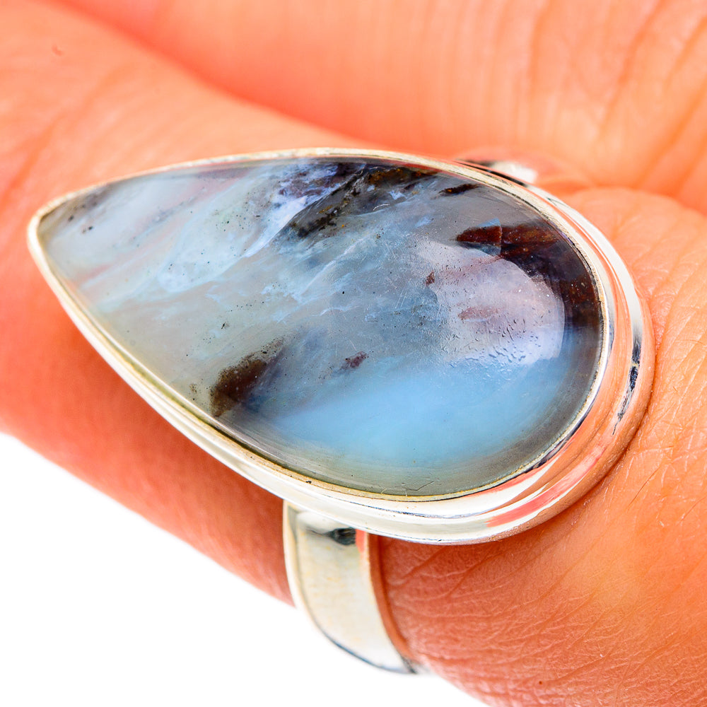 Peruvian Opal Rings handcrafted by Anasilvercos - RING83602