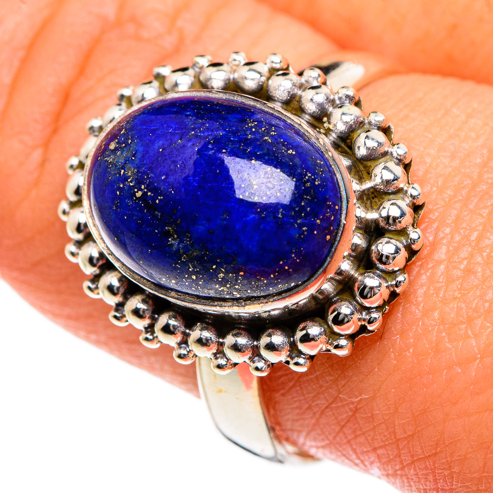 Lapis Lazuli Rings handcrafted by Anasilvercos - RING83606