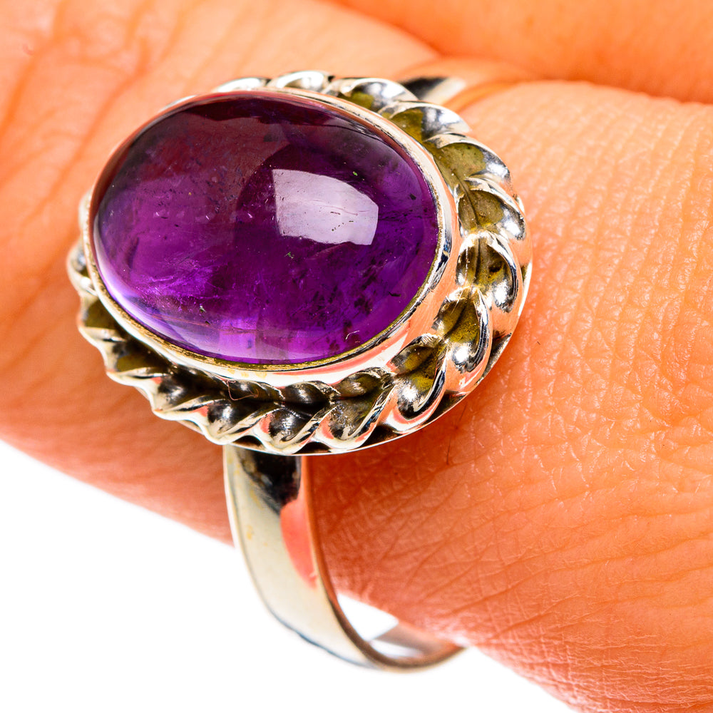 Amethyst Rings handcrafted by Anasilvercos - RING83626