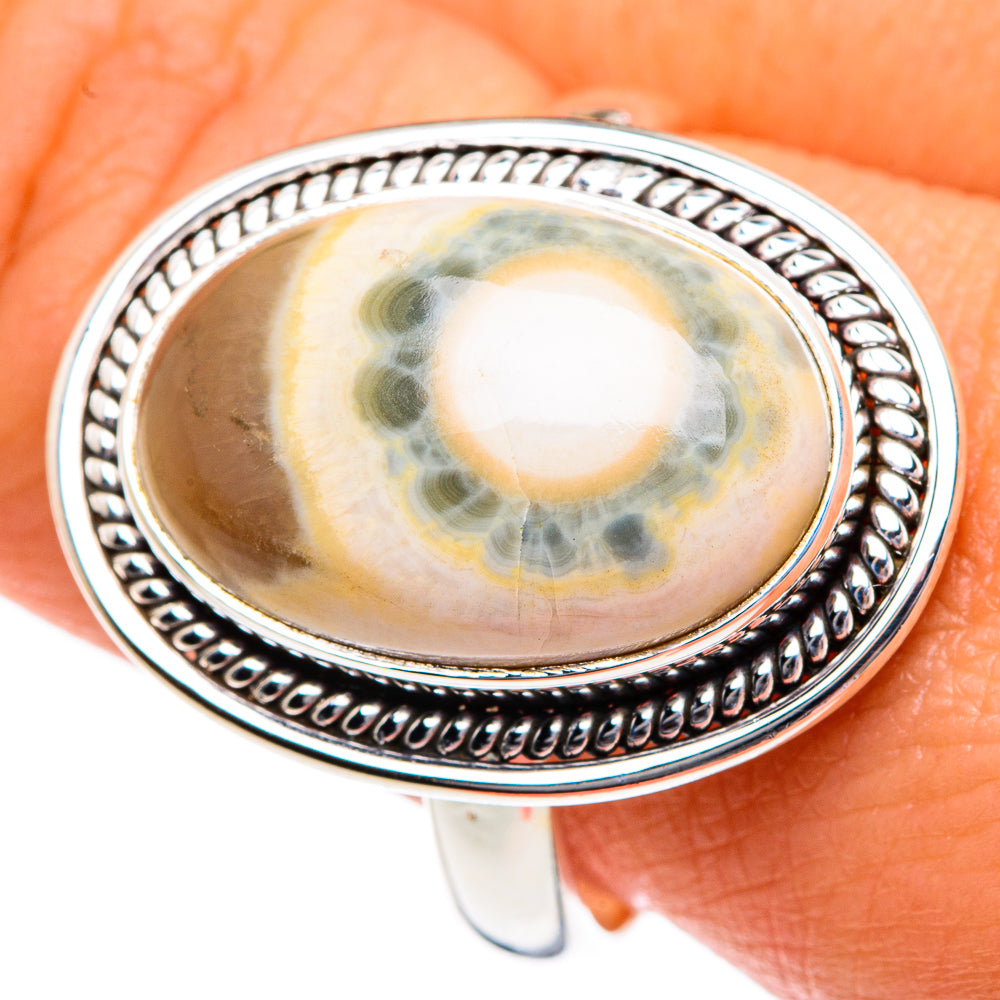 Ocean Jasper Rings handcrafted by Anasilvercos - RING83636
