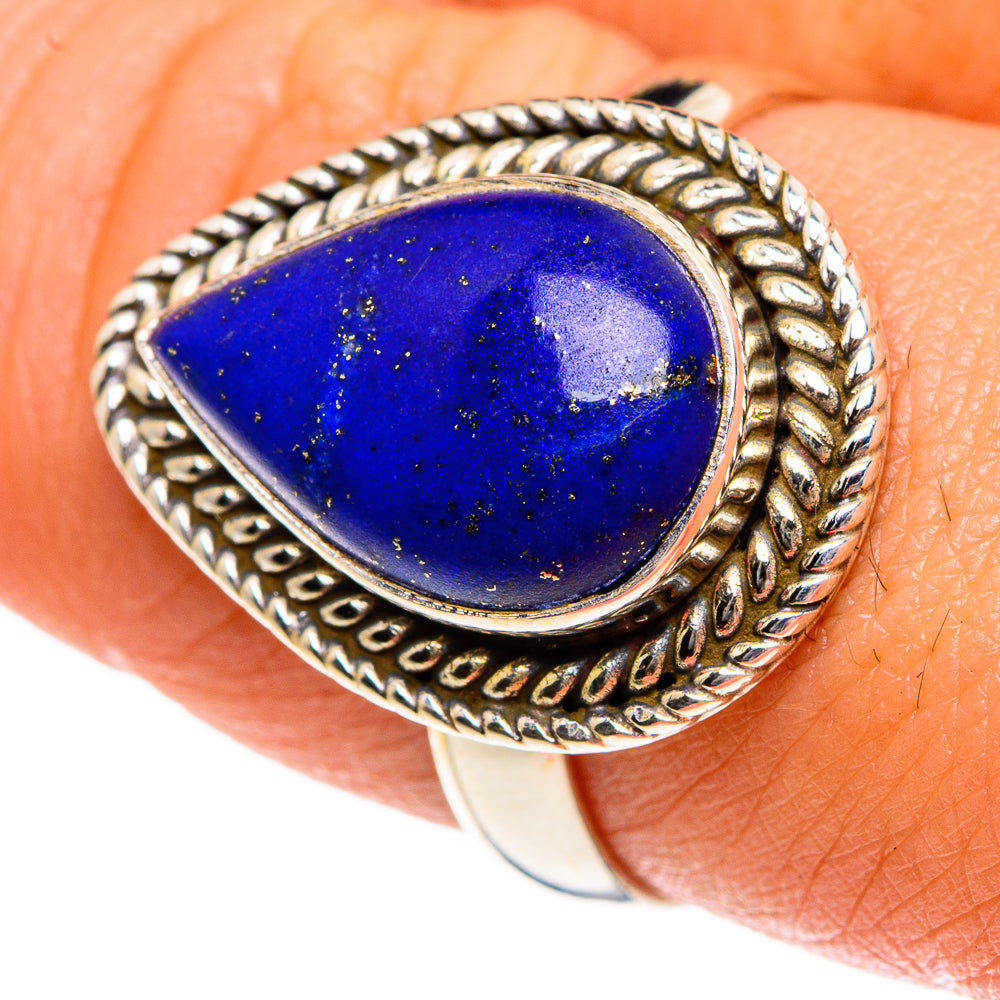Lapis Lazuli Rings handcrafted by Anasilvercos - RING83643