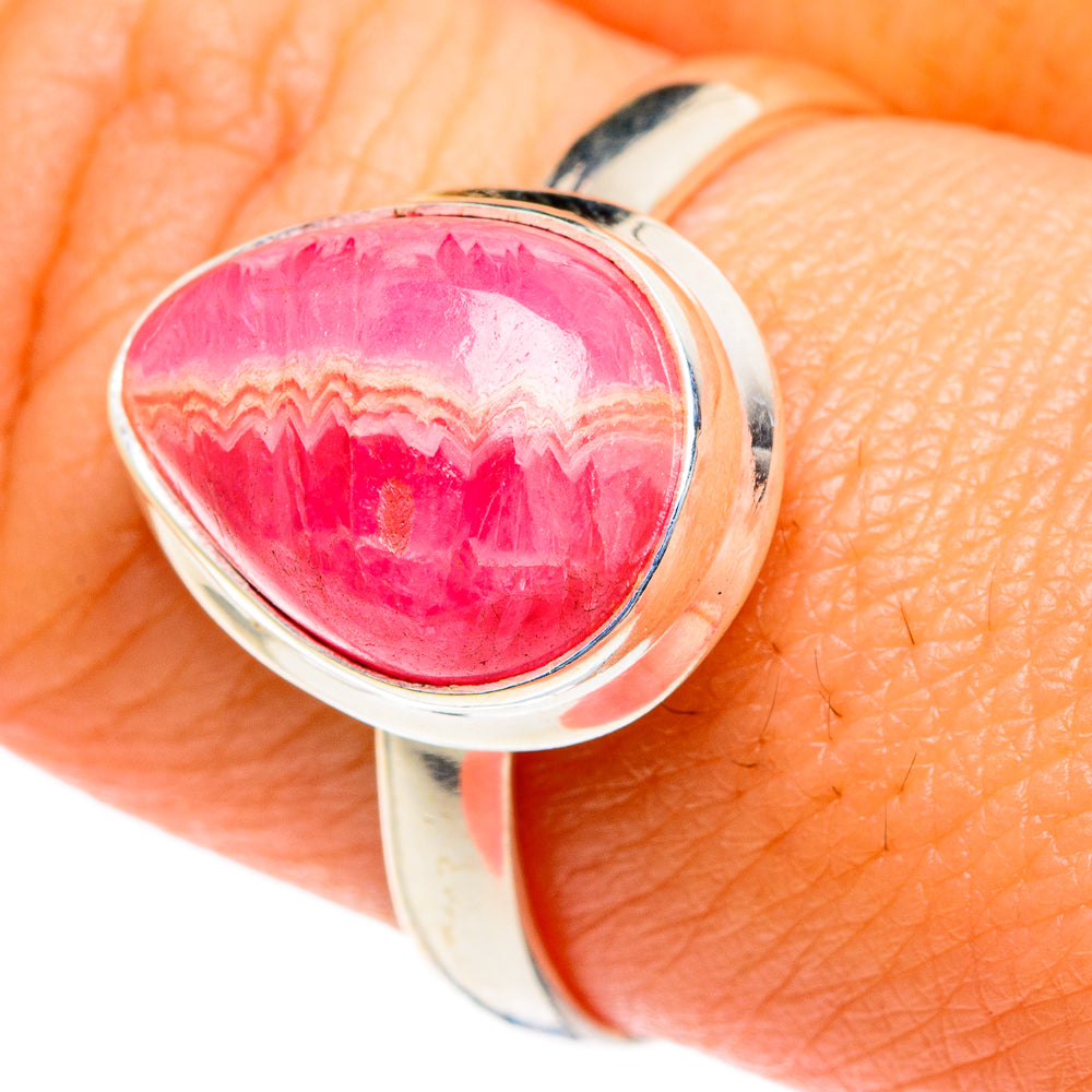 Rhodochrosite Rings handcrafted by Anasilvercos - RING83665