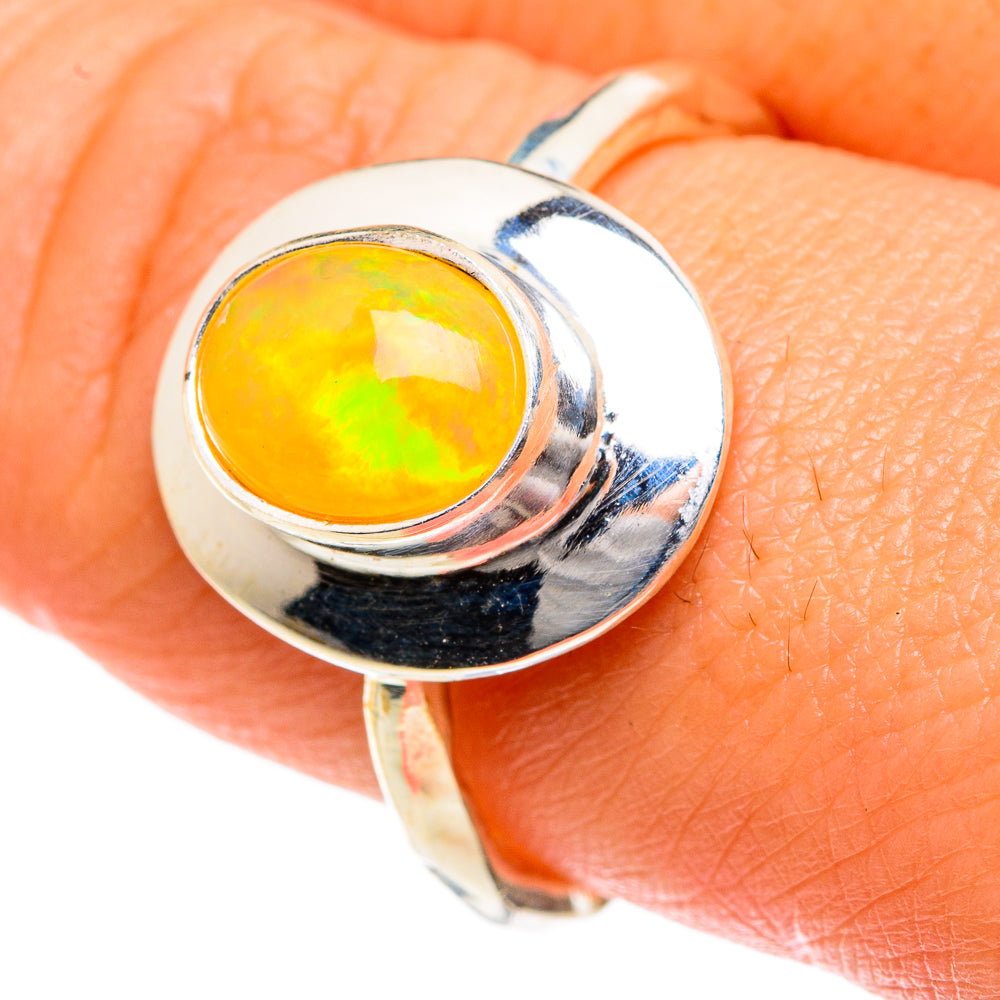 Ethiopian Opal Rings handcrafted by Anasilvercos - RING83677