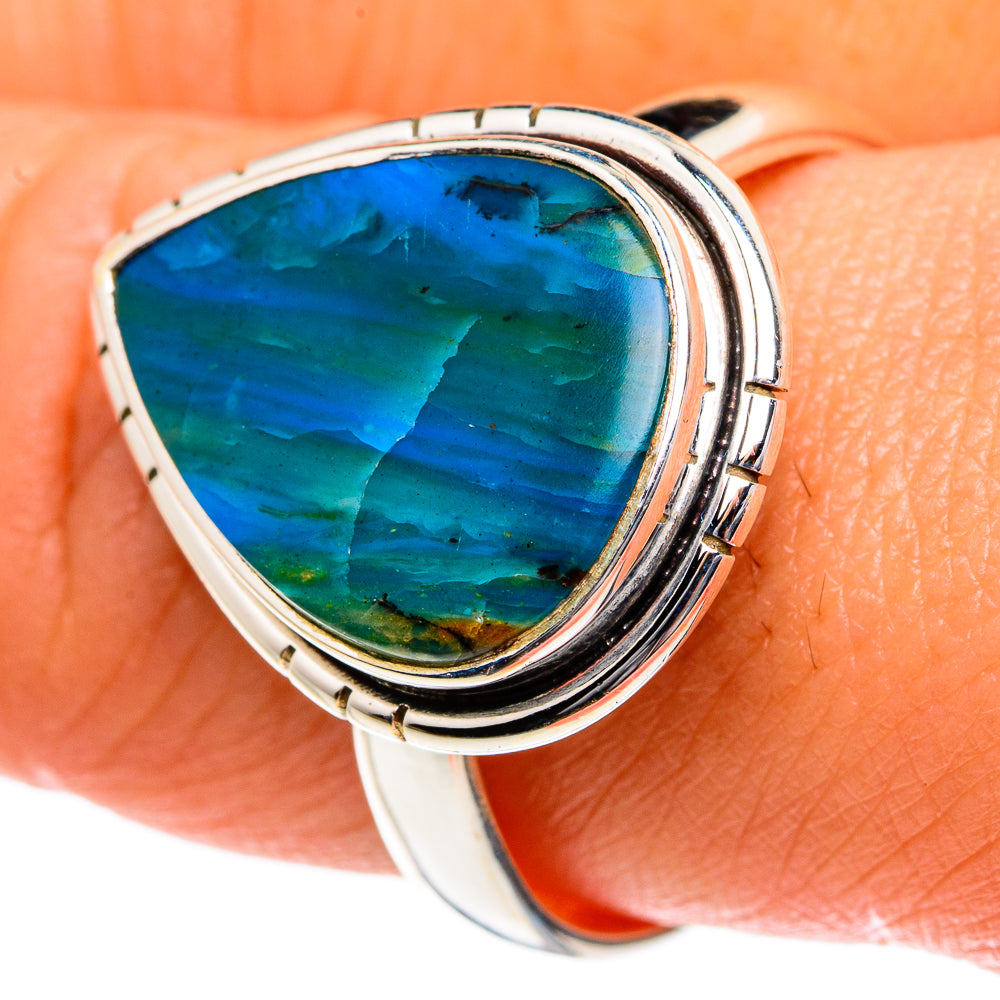 Chrysocolla Rings handcrafted by Anasilvercos - RING83685