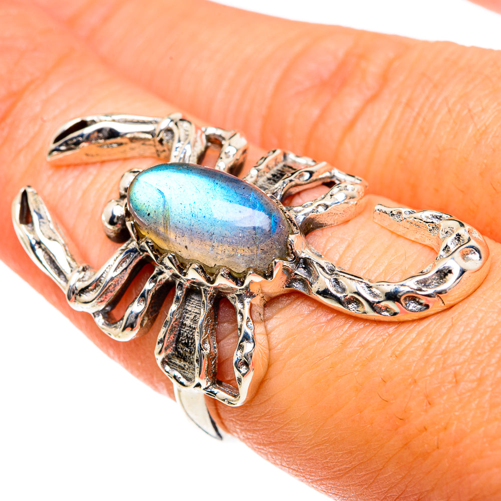 Labradorite Rings handcrafted by Anasilvercos - RING83687
